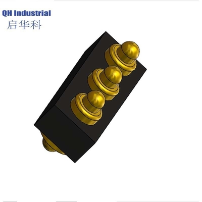 Factory Pogopin Connector Contact Connector Chinese High Current Spring Camera Golden DC 12V 3A Max Charging Pogo Pin